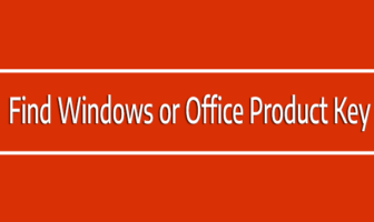 Windows or Office Product Key